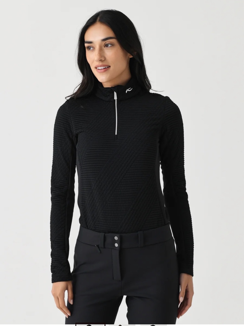 KJUS Women’s Neila Mid Layer Half Zip, size 38/M
